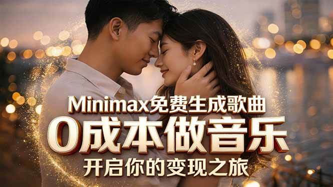 （18401期）Minimax免费生成歌曲实测！0成本做音乐，说唱流行Lofi一键生成-玩备项目资源网