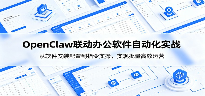 OpenClaw自动化实操课：从软件安装配置到指令实操，实现批量高效运营-玩备项目资源网
