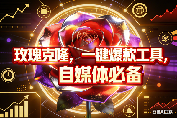 （17792期）玫瑰克隆，ai鲁大魔工具，自媒体必备神器，一键爆款，详细教程。-玩备项目资源网