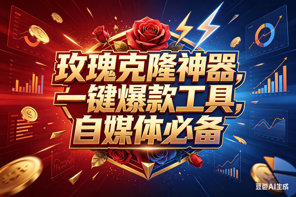（18361期）玫瑰克隆神器，一键爆款ai工具，自媒体必备，60多个功能的详细教程-玩备项目资源网