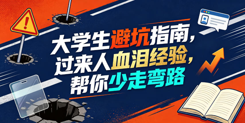 某公众号付费文章:大学生避坑指南,过来人血泪经验,帮你少走弯路-玩备项目资源网