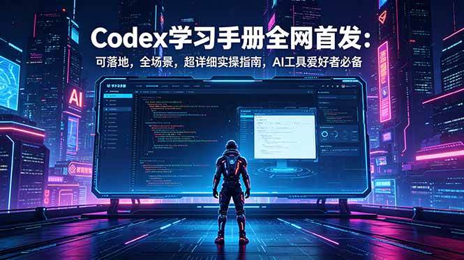 （18871期）Codex学习手册全网首发：可落地，全场景，超详细实操指南，AI工具爱好者必备-玩备项目资源网