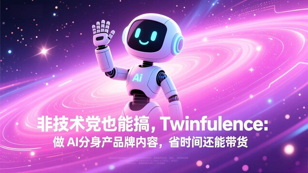 （17381期）非技术党也能搞!Twinfluence:做 AI 分身产品牌内容,省时间还能带货-玩备项目资源网