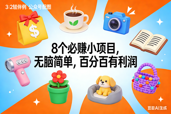 （17114期）8个必赚小项目，无脑简单，百分百有利润，副业首选，日入300+-玩备项目资源网