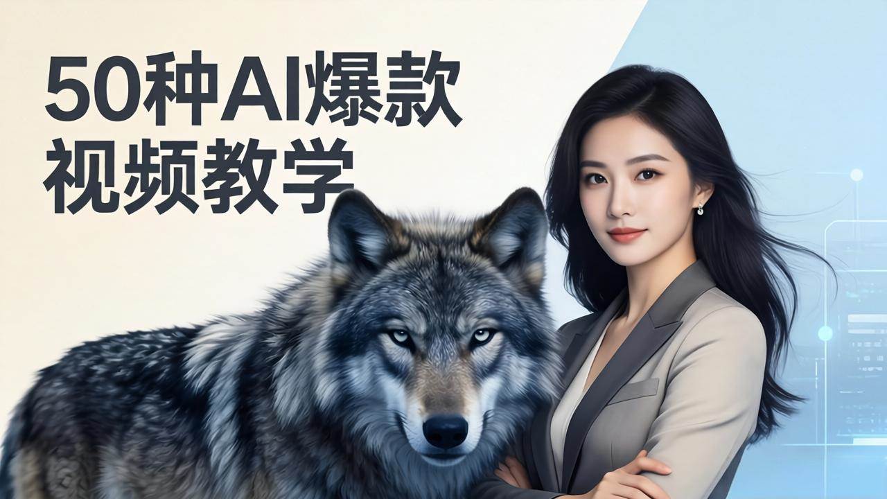 (17815期)50种AI爆款视频教学:影视级古诗词+治愈萌宠+山海经蛟龙,高阶宝典商业落地-玩备项目资源网