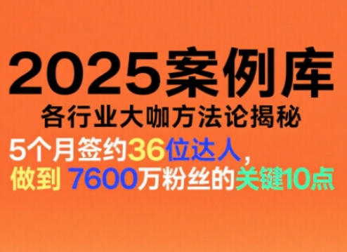 波波来了案例库，收录各行业大咖的方法论，各行业大咖方法论揭秘（更新2026年3月）-玩备项目资源网